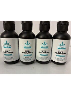 Hempz for Men Herbal body Moisturizer Pack of 4